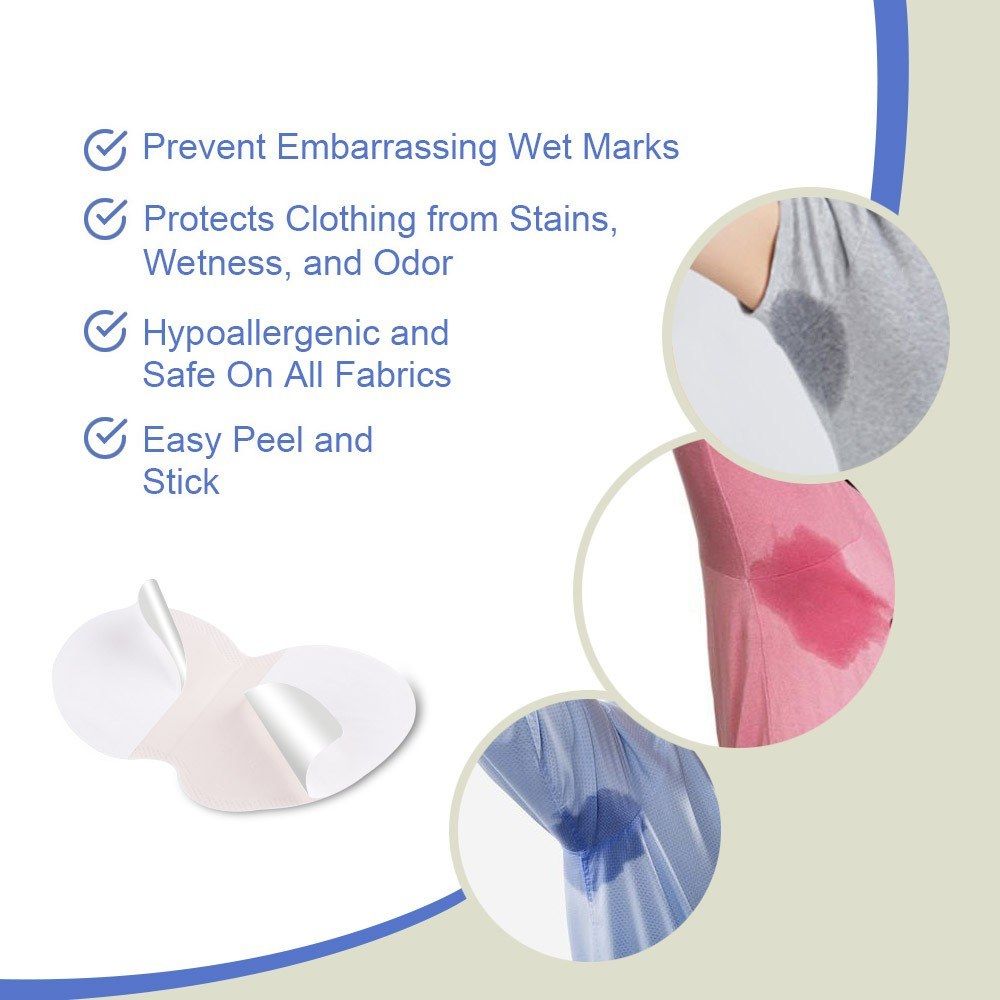 Underarm Sweat Pads Invisible Armpit Sweat Pads Disposable