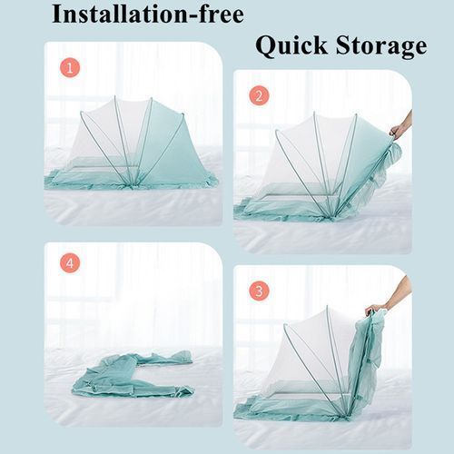 Baby Bed Mosquito Net Newborn Canopy Yurt Folding Netting