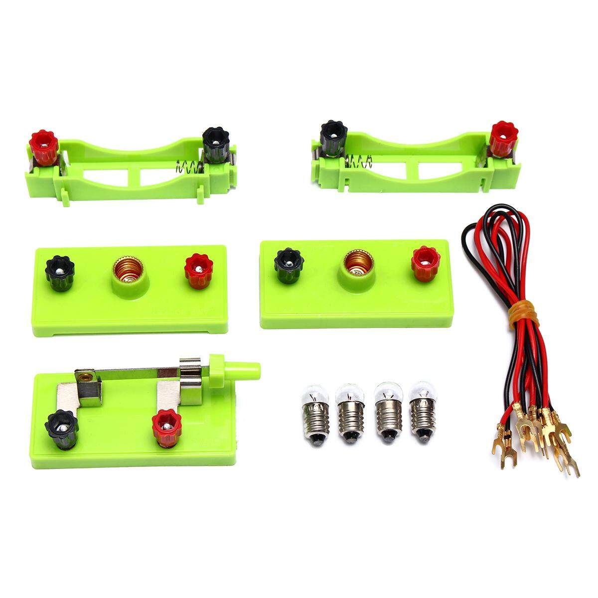 Electric Circuit Kit Kids Student School Science Toy Montessori Educational New