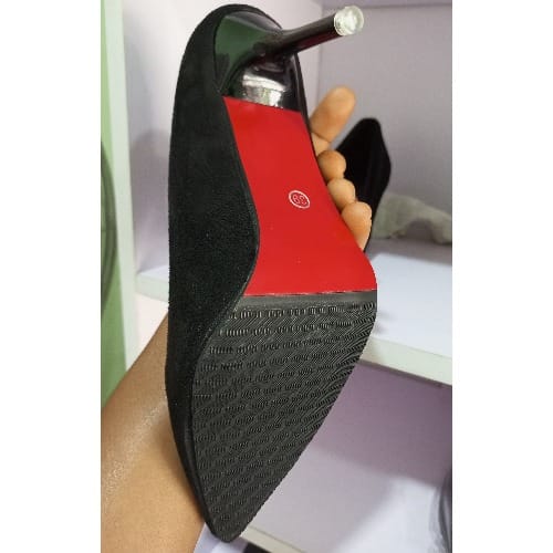 Ladies Black Heel Shoe