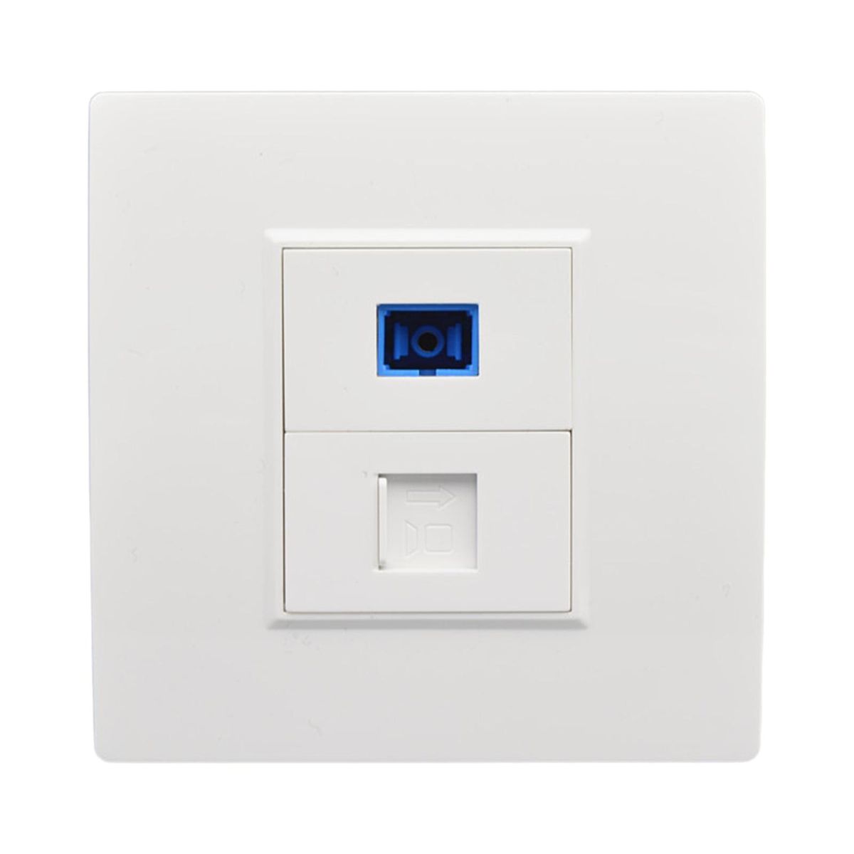 Network Wall Plate Outlet Devices Socket Face Plate Durable For