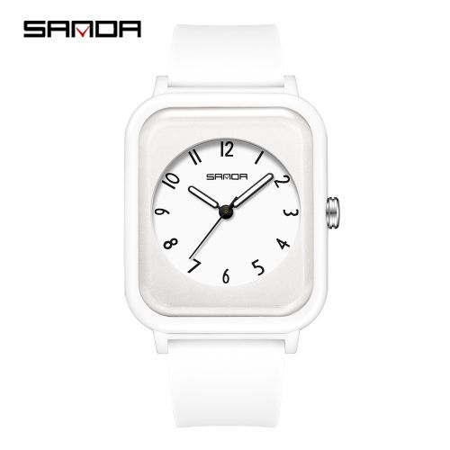 Sanda Student's Sport Watch Waterproof Square Watches For Women 6127