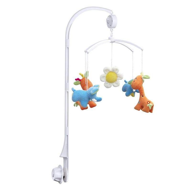 Baby Toys White Rattles Bracket Set Baby Crib Mobile Bed Bell Toy Holder Arm Bracket Wind-up Music Box