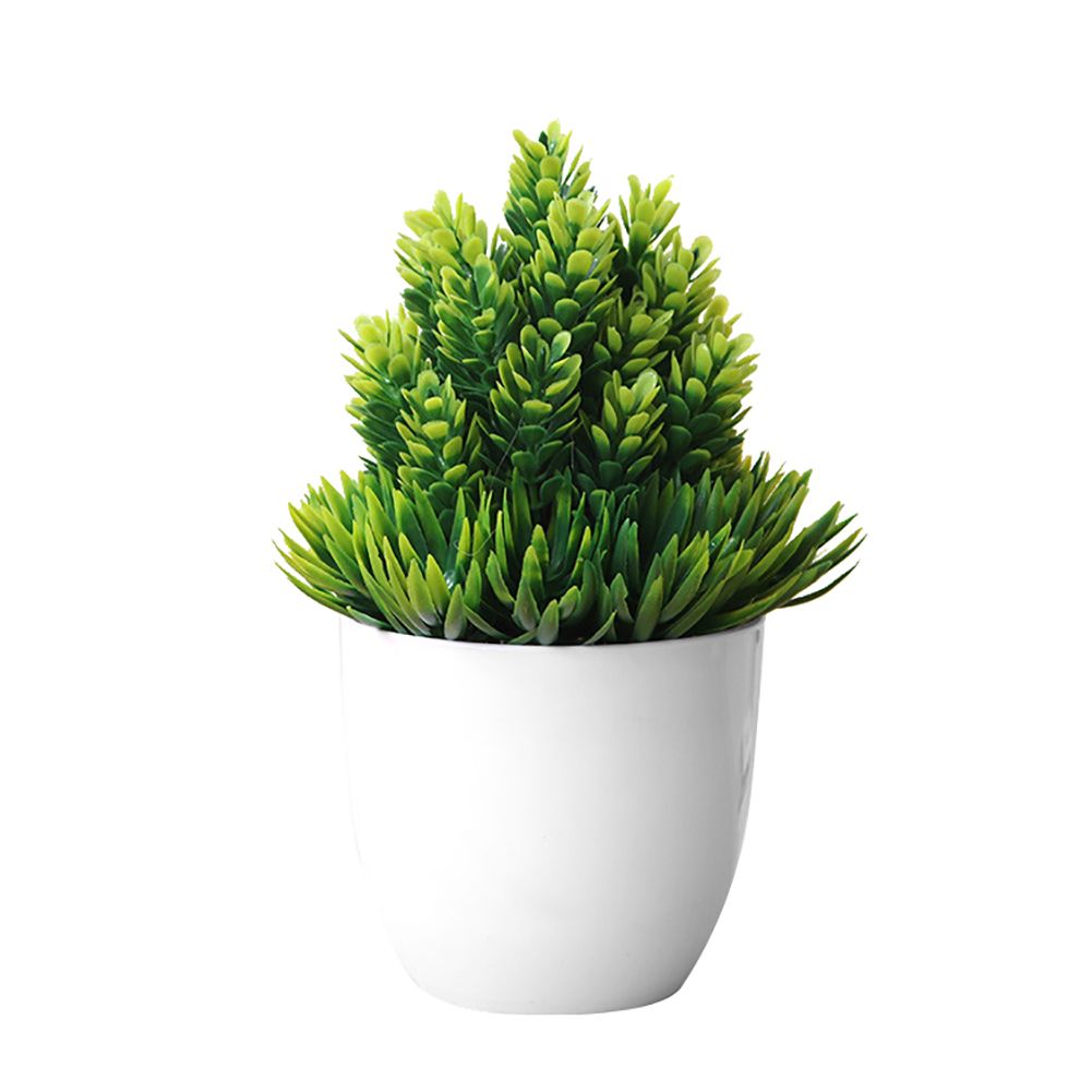 Artificial Potted Plant Fake Bonsai Table Simulation-Green