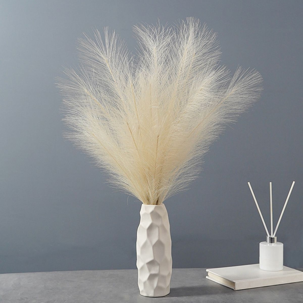 Fake Pampas Grass Faux Pampas Grass Wedding Bridal Bouquet 2
