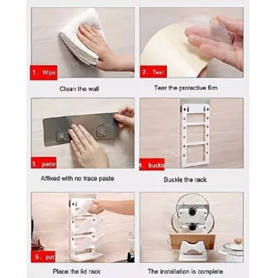 Pot Cover Lid Storage Holder
