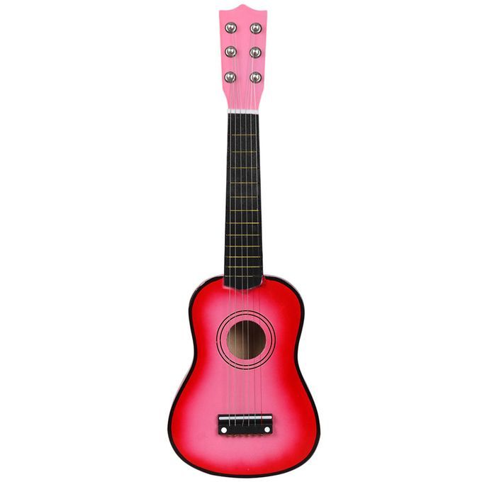 Mini 21inch 6 Strings Acoustic Guitar Musical Instrument Gift Pink