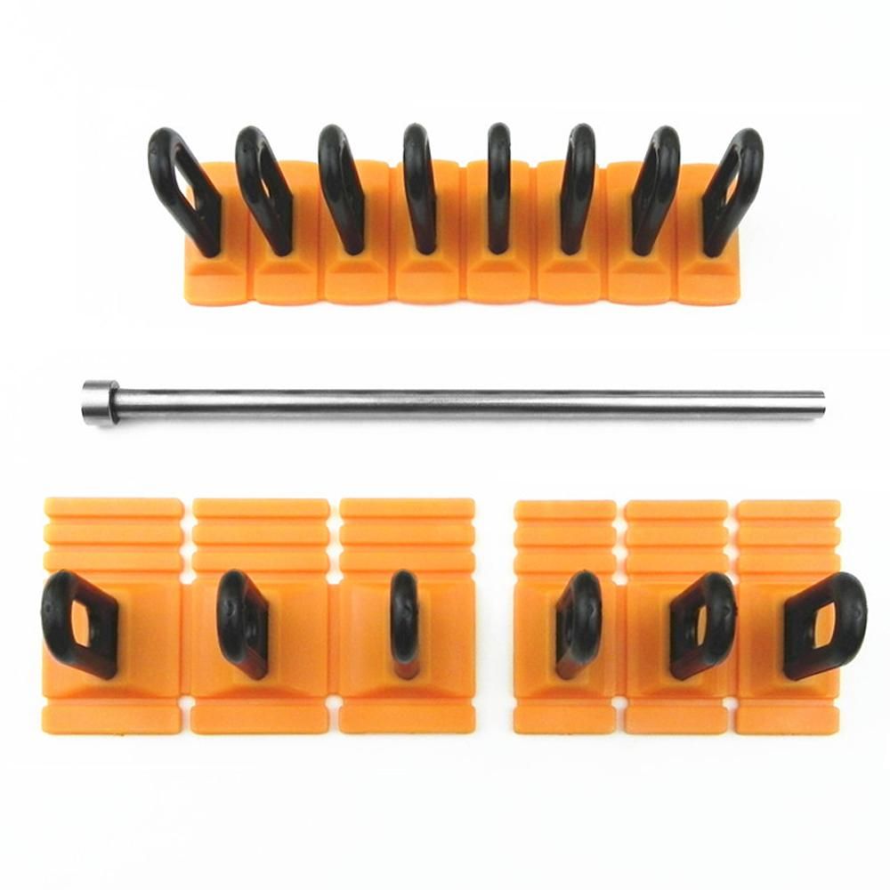 Car Dent Repairing Puller Kit Paintless Glue Pulling Tabs Tool Auto Body Sheet Metal Dent Removal Tool with Metal Rod for Car Dent Hail Damage