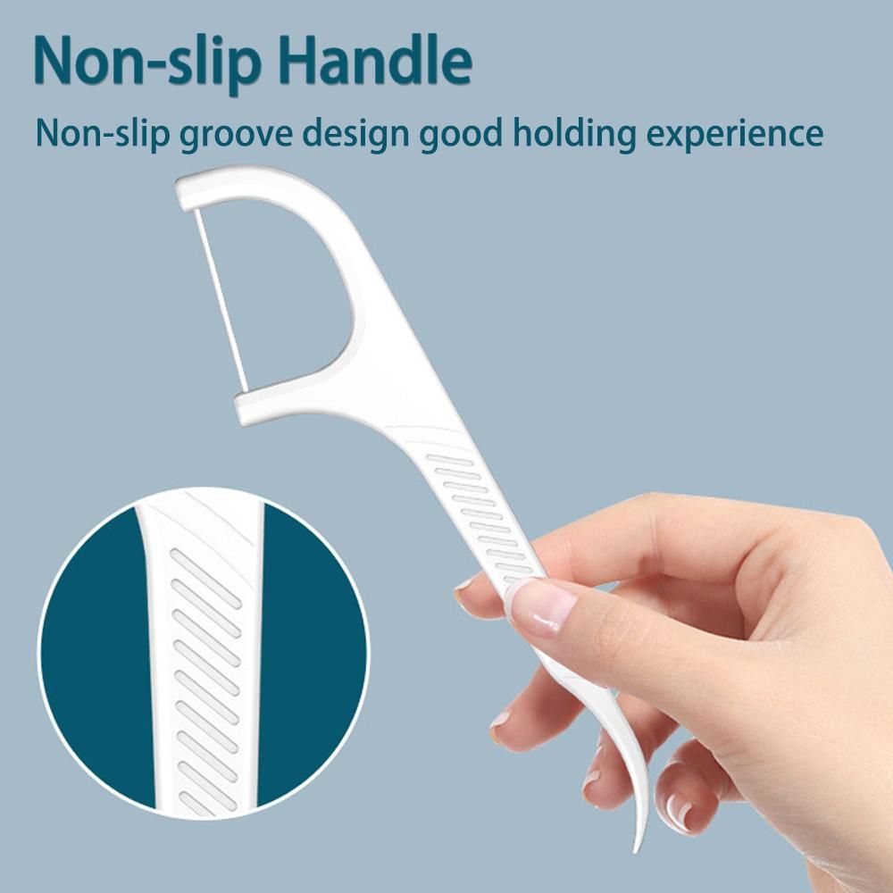 Dental Floss Picks with Travel Case, 10 PCS Disposable Toothpicks Picks Set Professional Clean Flossers Dental Floss Sticks for Oral Care
