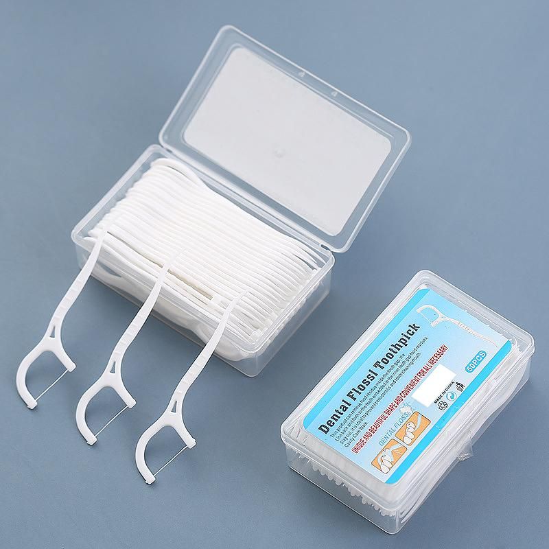 Dental Floss Picks with Travel Case, 10 PCS Disposable Toothpicks Picks Set Professional Clean Flossers Dental Floss Sticks for Oral Care