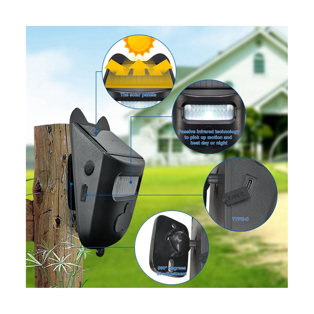 Solar Driveway Alarms Wireless Motion Sensors & Detectors