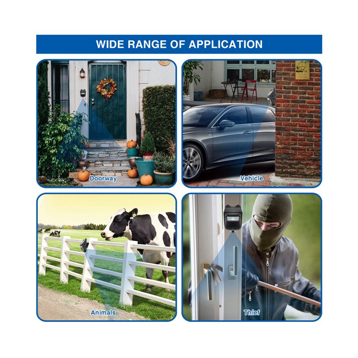 Solar Driveway Alarms Wireless Motion Sensors & Detectors