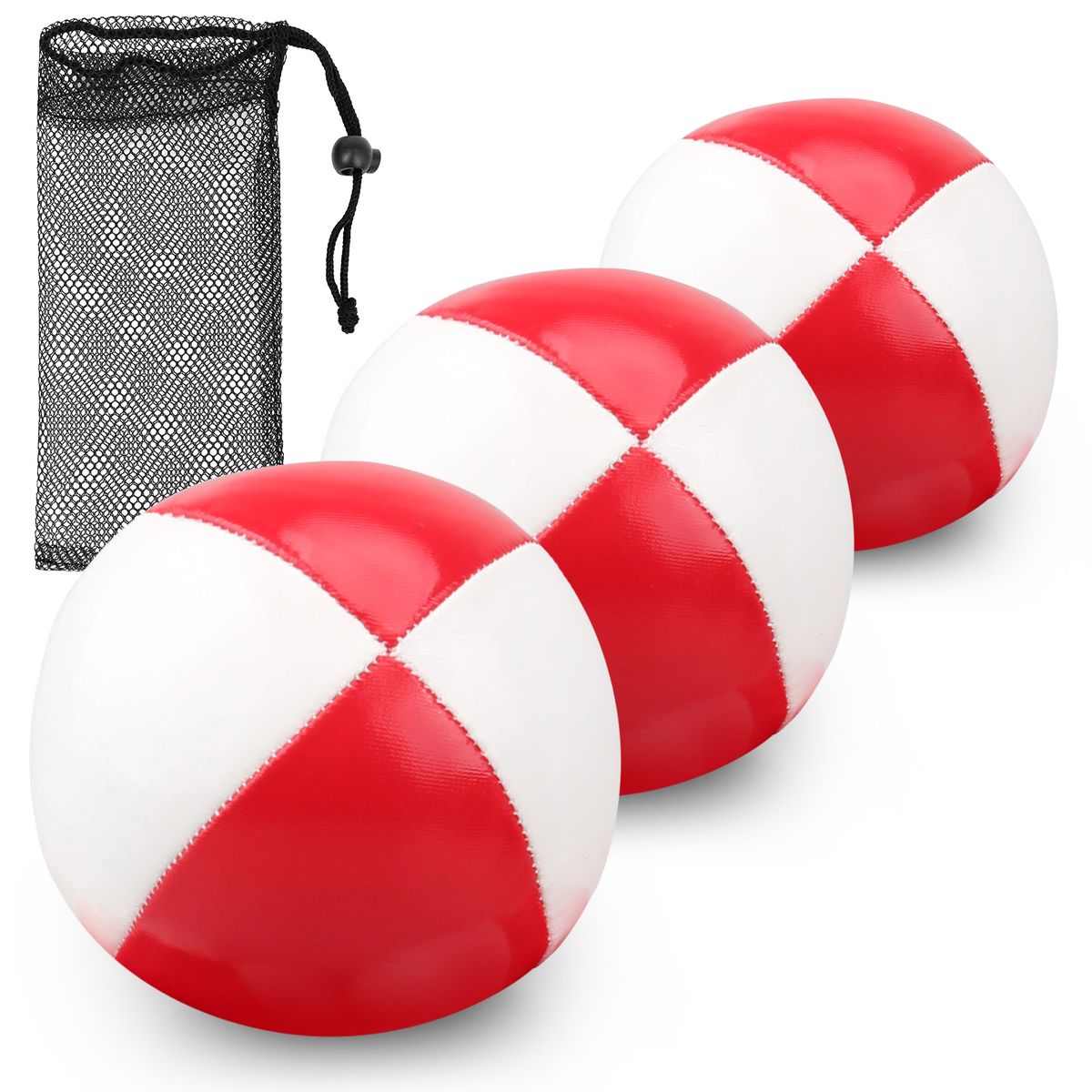 3pcs Juggling Balls 65mm PU Stuffed Balls Juggling Set For