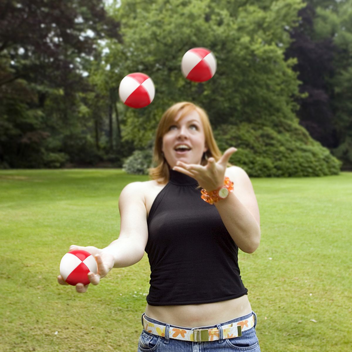 3pcs Juggling Balls 65mm PU Stuffed Balls Juggling Set For
