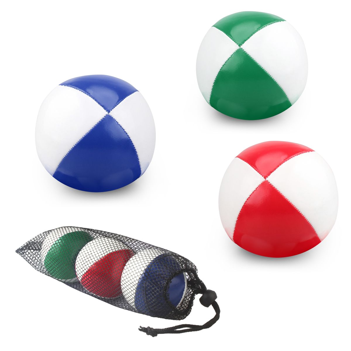 3pcs Juggling Balls 65mm PU Stuffed Balls Juggling Set For