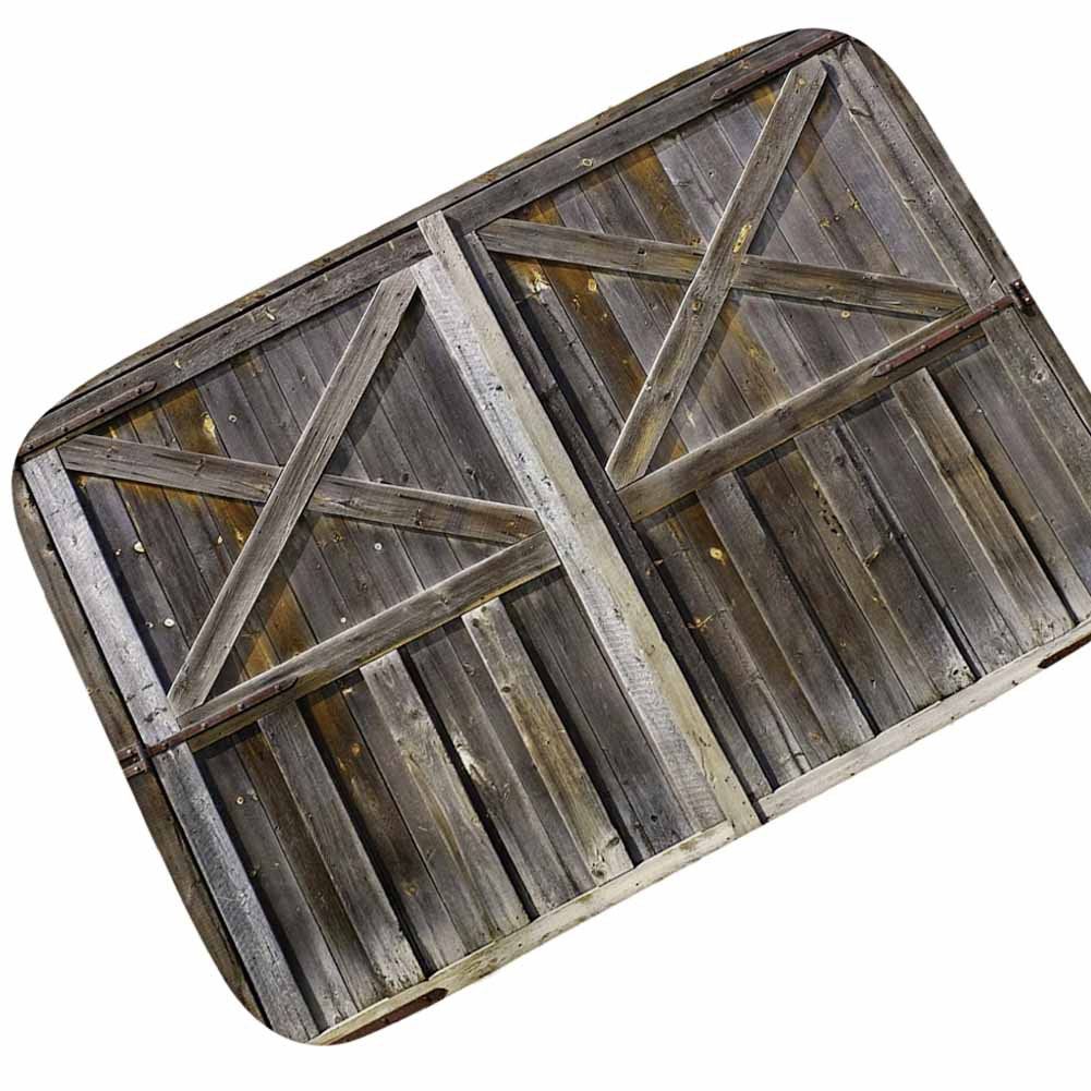 Old Wooden Door Decorations Bathroom Suction Door