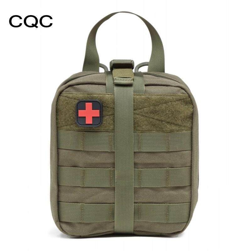 First Aid Kit For Car Home Outdoor Camping Travel Emergency Kits Bag Military Green {average Size}