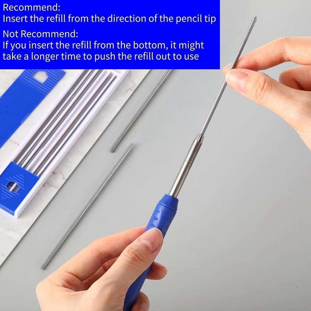 Long Nosed Streak Welders Pencil with 7PCS 2.8mm Refills