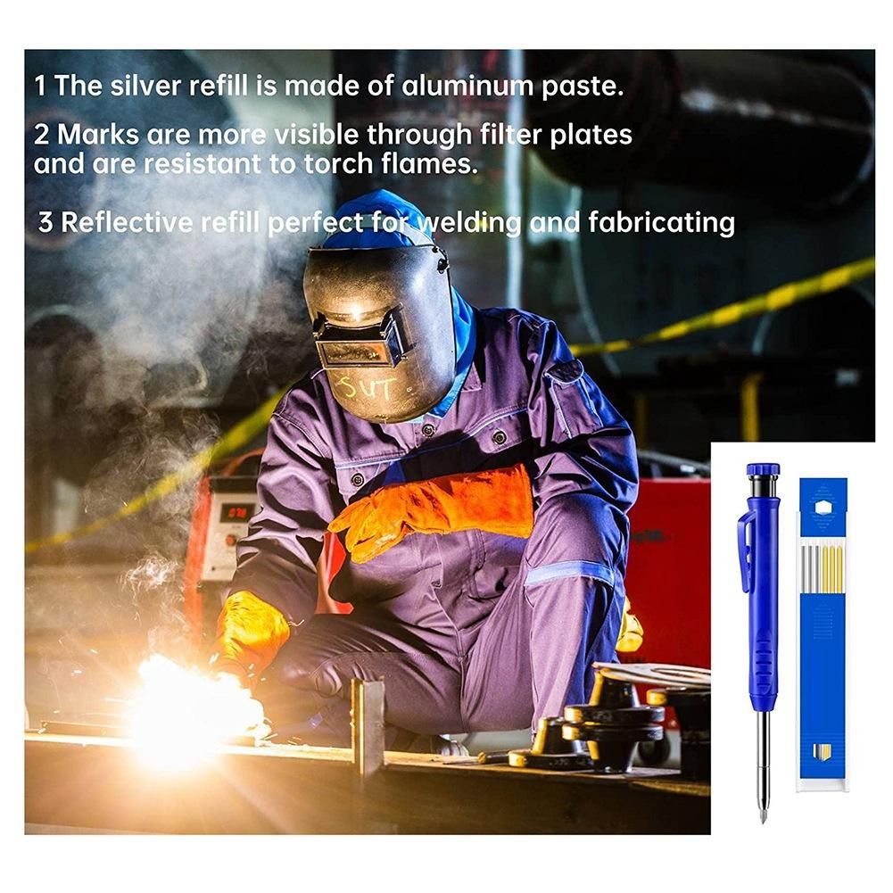 Long Nosed Streak Welders Pencil with 7PCS 2.8mm Refills