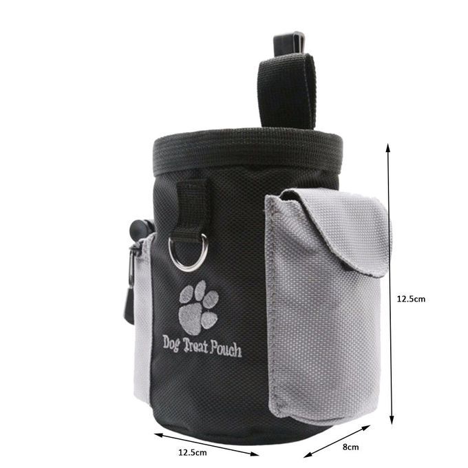 Pet Dog Treat Snack Bag Feeding Bait Pouch Poop Bags Dispenser Belt