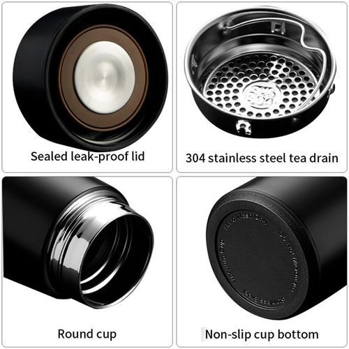 500ml Water Bottle Smart LED Temperature Display Stainless Steel Vacuum Flask