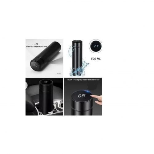 500ml Water Bottle Smart LED Temperature Display Stainless Steel Vacuum Flask