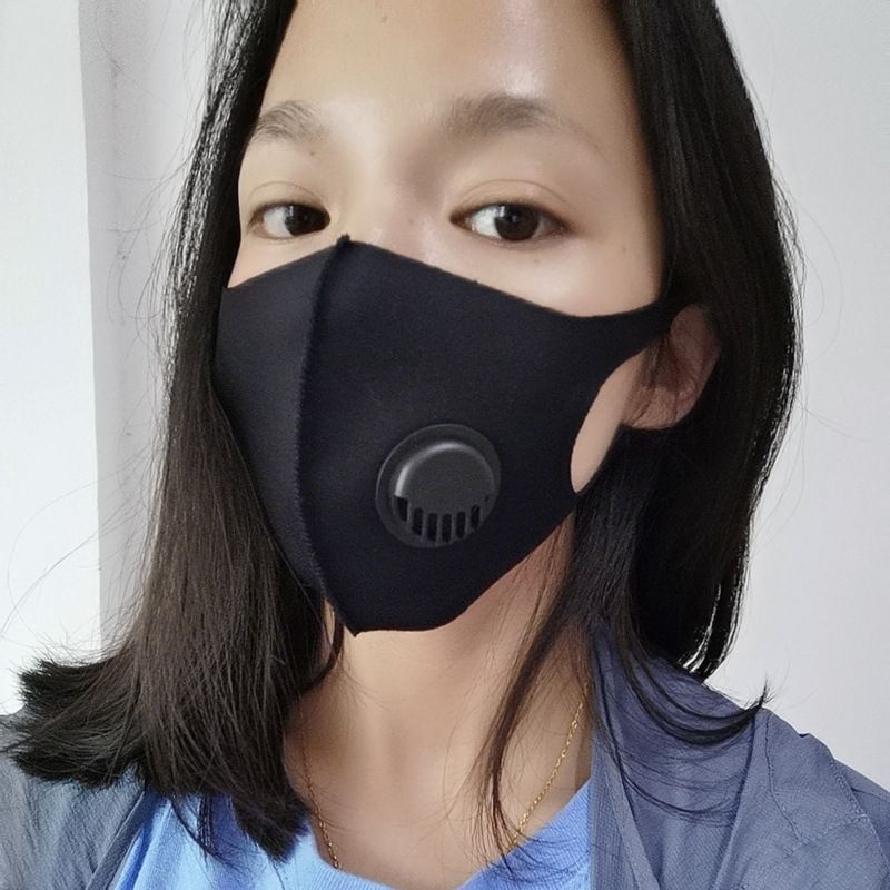 Reusable Nose Face Mask With Air Valve - 1pcs