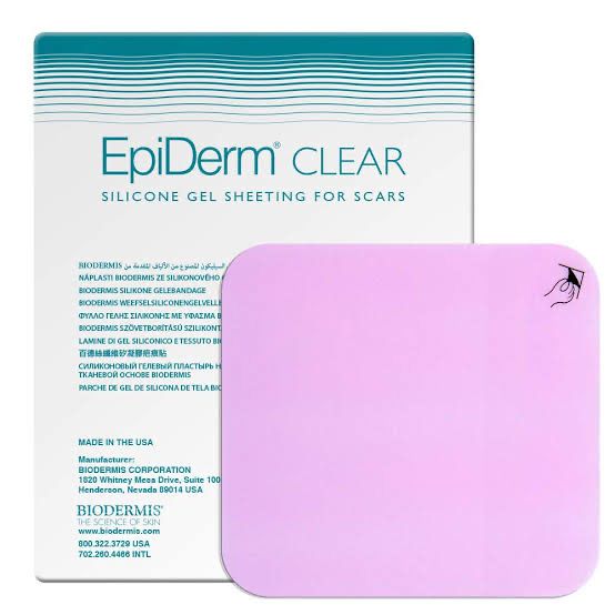 Scar Sheet Silicone Sheet First Aid-30 Years Epiderm Sheet