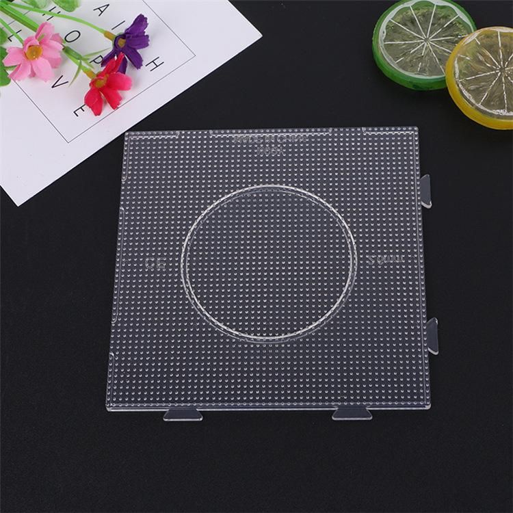 2.6MM bean spelling large template special new round handmade magic beans transparent template square spelling bean board 2.6mm small square plate