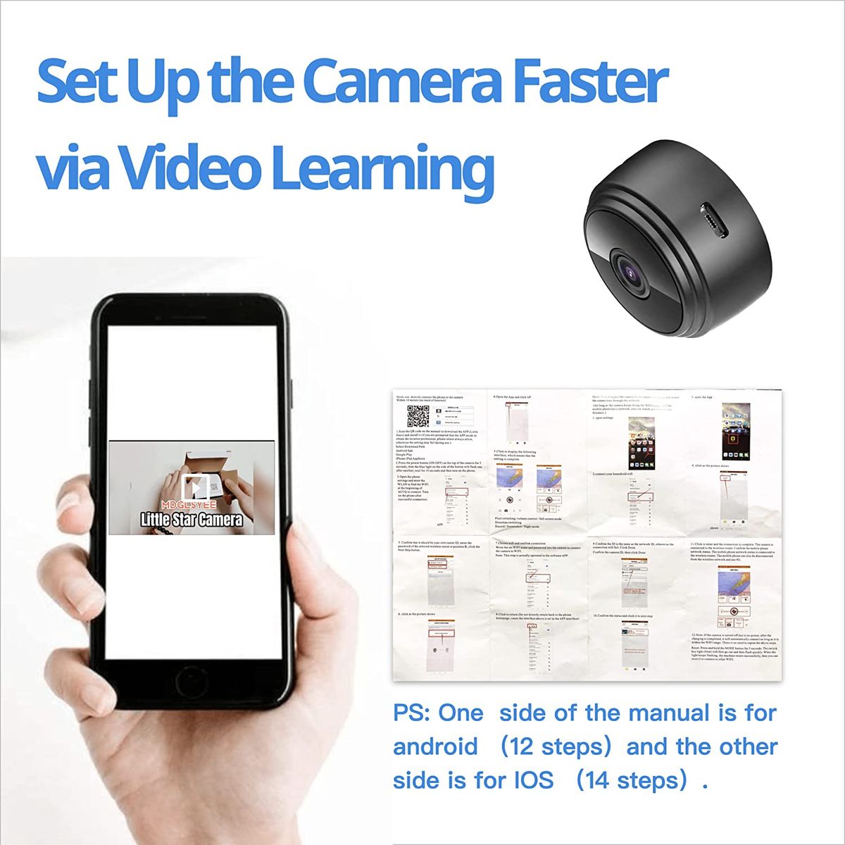 Cctv Wireless Hidden Camera - Security Small Digital Camera