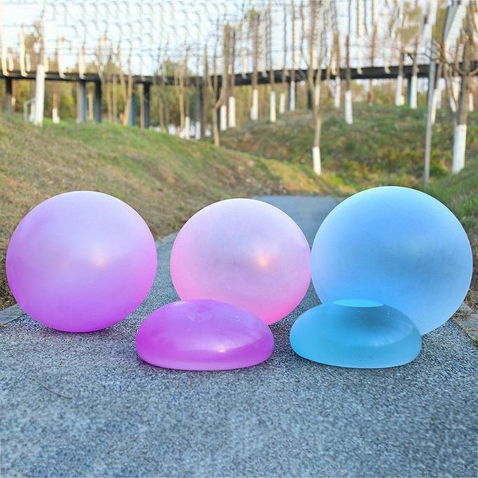 Water Fil  Balls Giant Bubble Ball Inflatable Water Ball For Outdoor Pool-blue-15cm