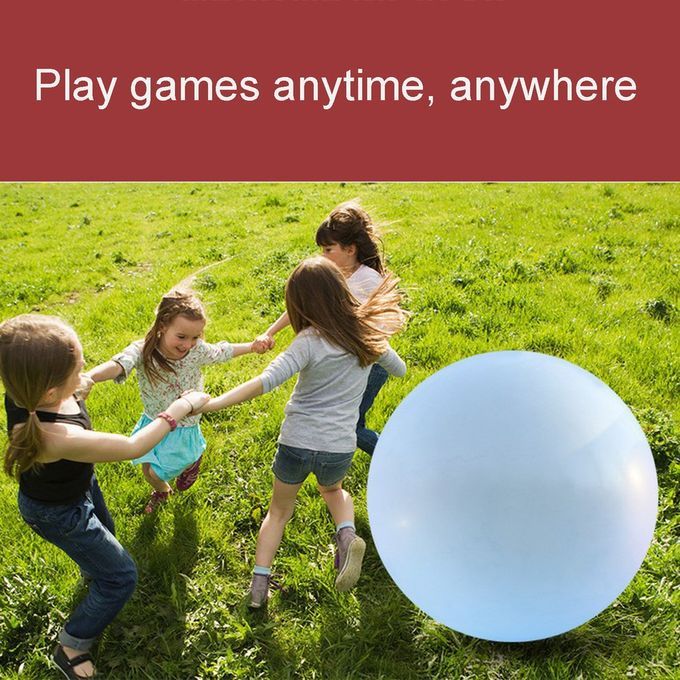 Water Fil  Balls Giant Bubble Ball Inflatable Water Ball For Outdoor Pool-blue-15cm