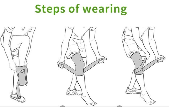 Knee Support Braces - Large