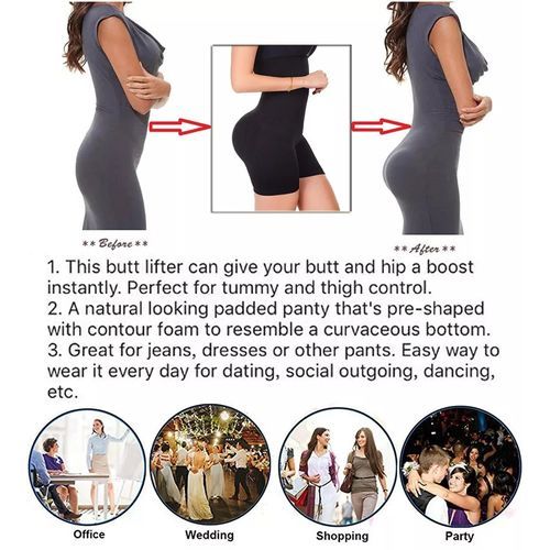 Butt Lifter Tummy Control Panties High Waist Body Shaper