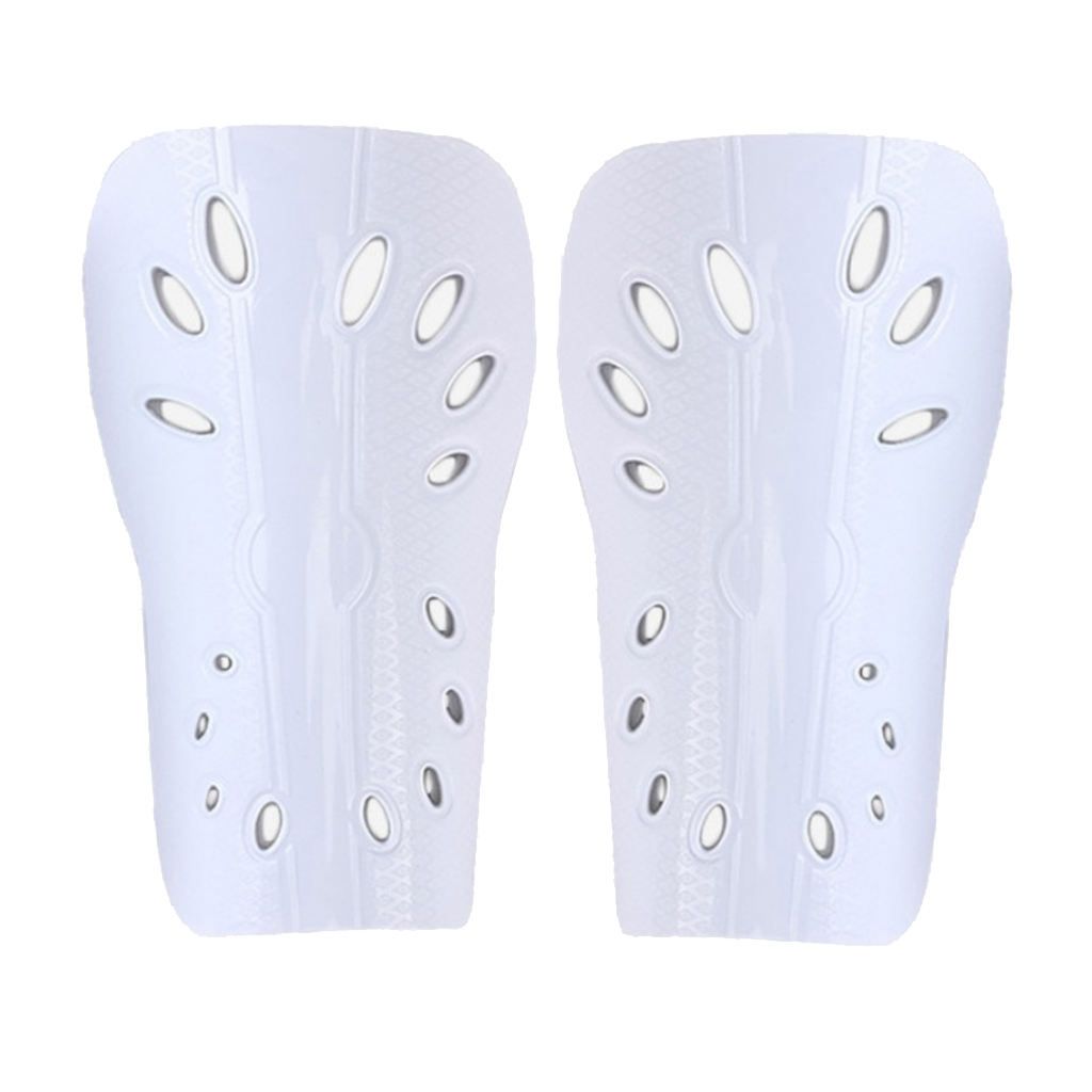 Soccer Football Shin Guards Pads Shinguard Protector Girl Boy White