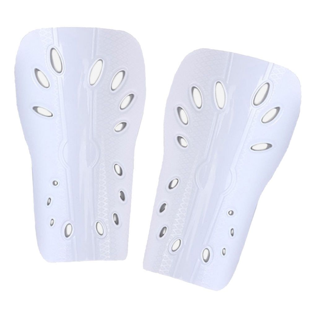 Soccer Football Shin Guards Pads Shinguard Protector Girl Boy White