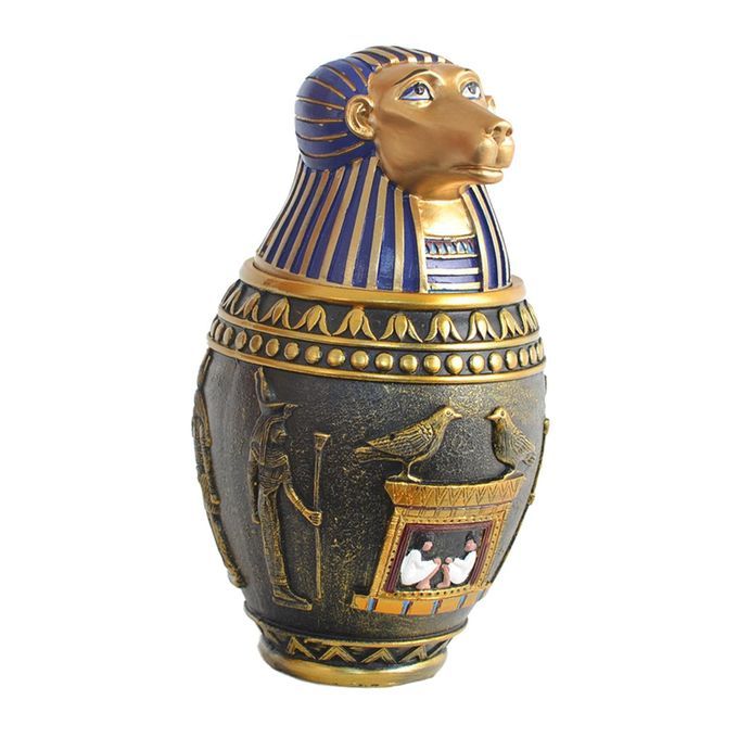 2Pcs Cat Urn Pet Memorial Casket Egyptian Pet Loss Gifts Pets