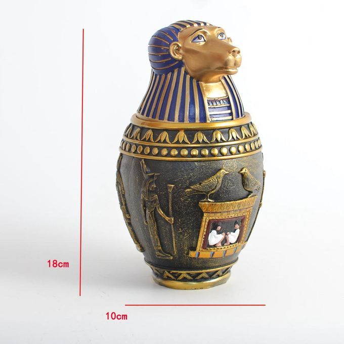 2Pcs Cat Urn Pet Memorial Casket Egyptian Pet Loss Gifts Pets