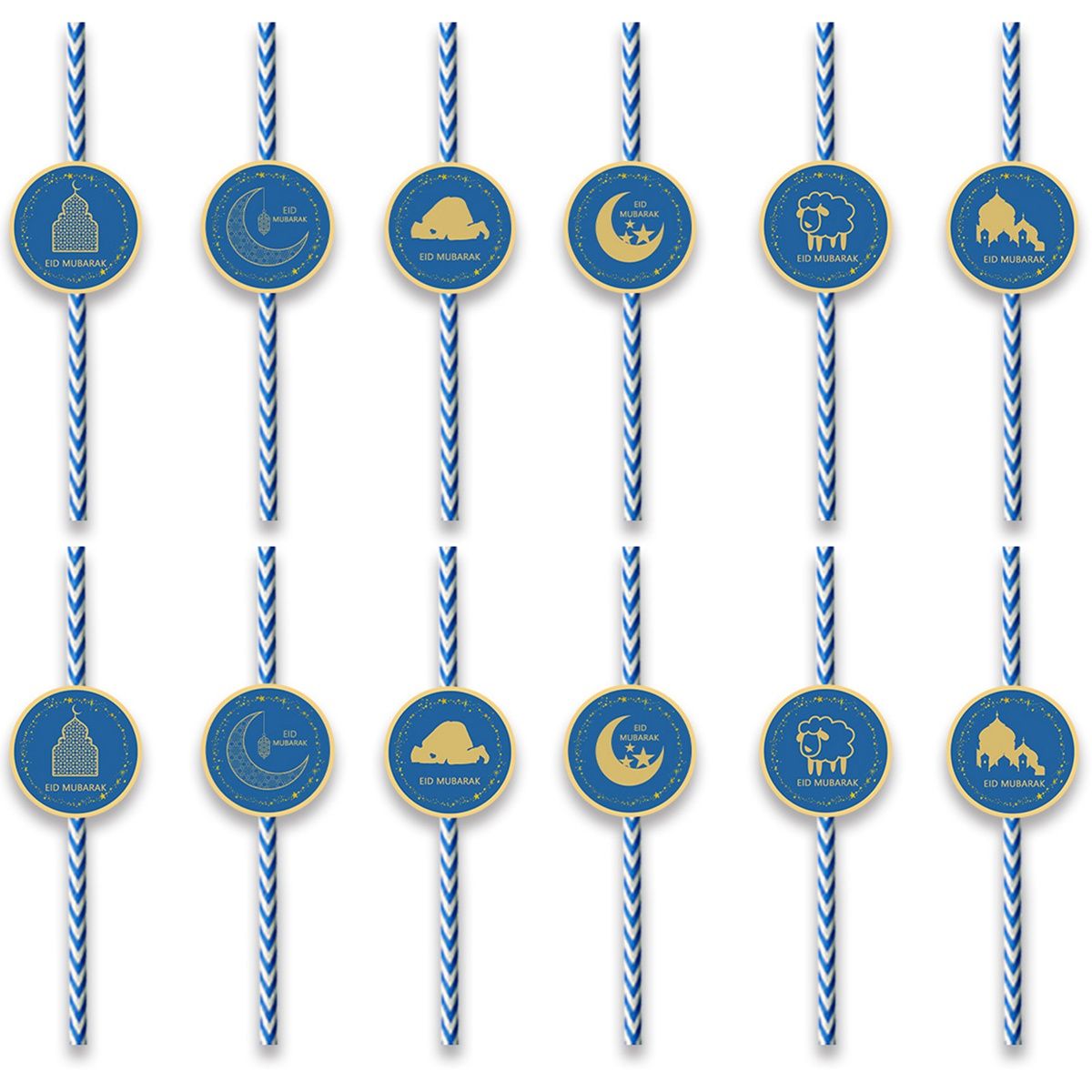 Eid Ramadan Decoration Theme Party Disposable Str