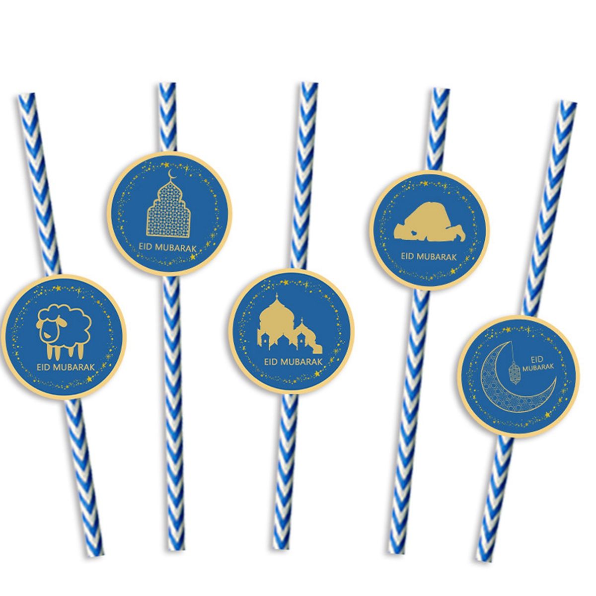 Eid Ramadan Decoration Theme Party Disposable Str