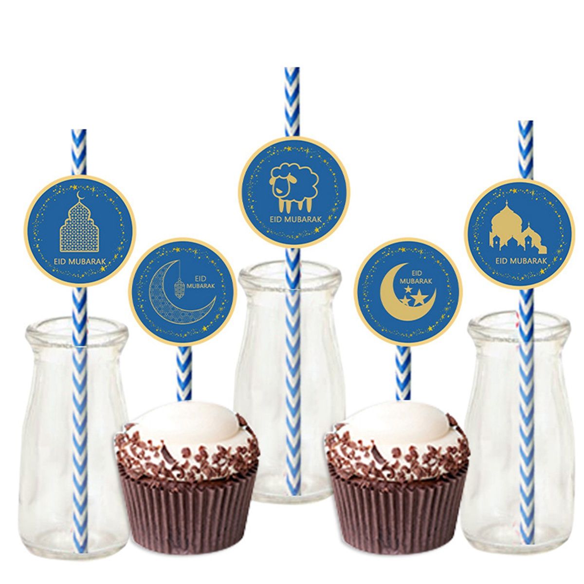 Eid Ramadan Decoration Theme Party Disposable Str