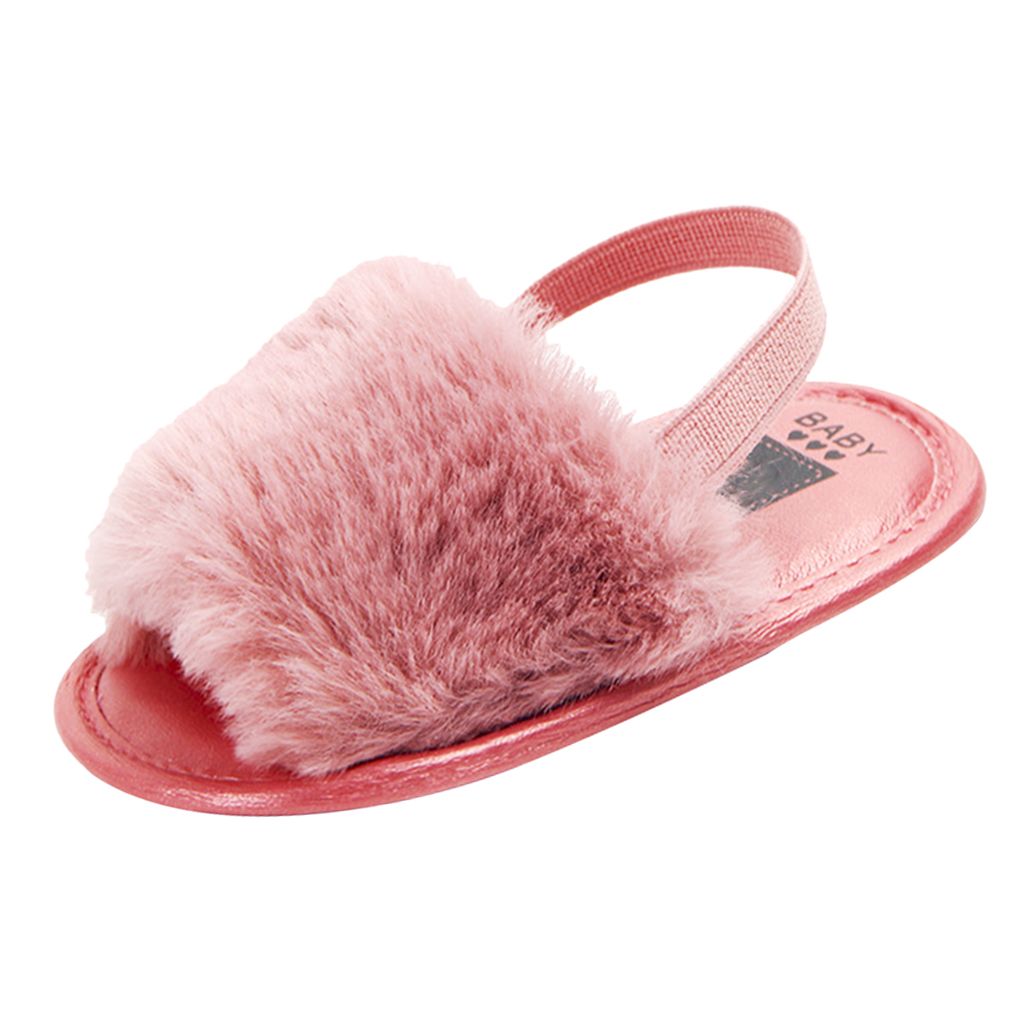Baby Toddler Girls Sandals First  - Rose, 0-6M 0-6M  Rose