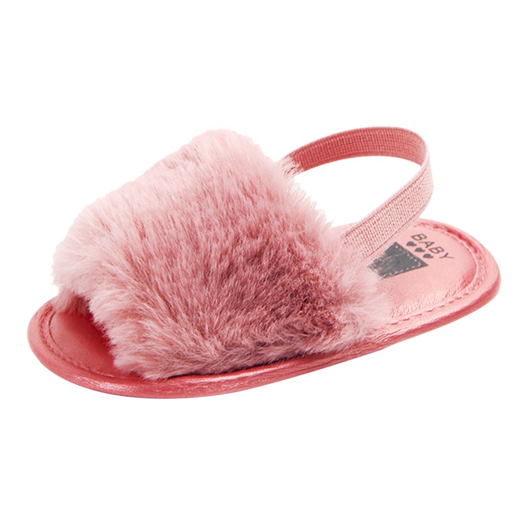 Baby Toddler Girls Sandals First  - Rose, 0-6M 0-6M  Rose