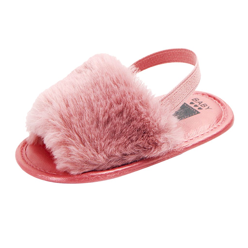Baby Toddler Girls Sandals First  - Rose, 0-6M 0-6M  Rose