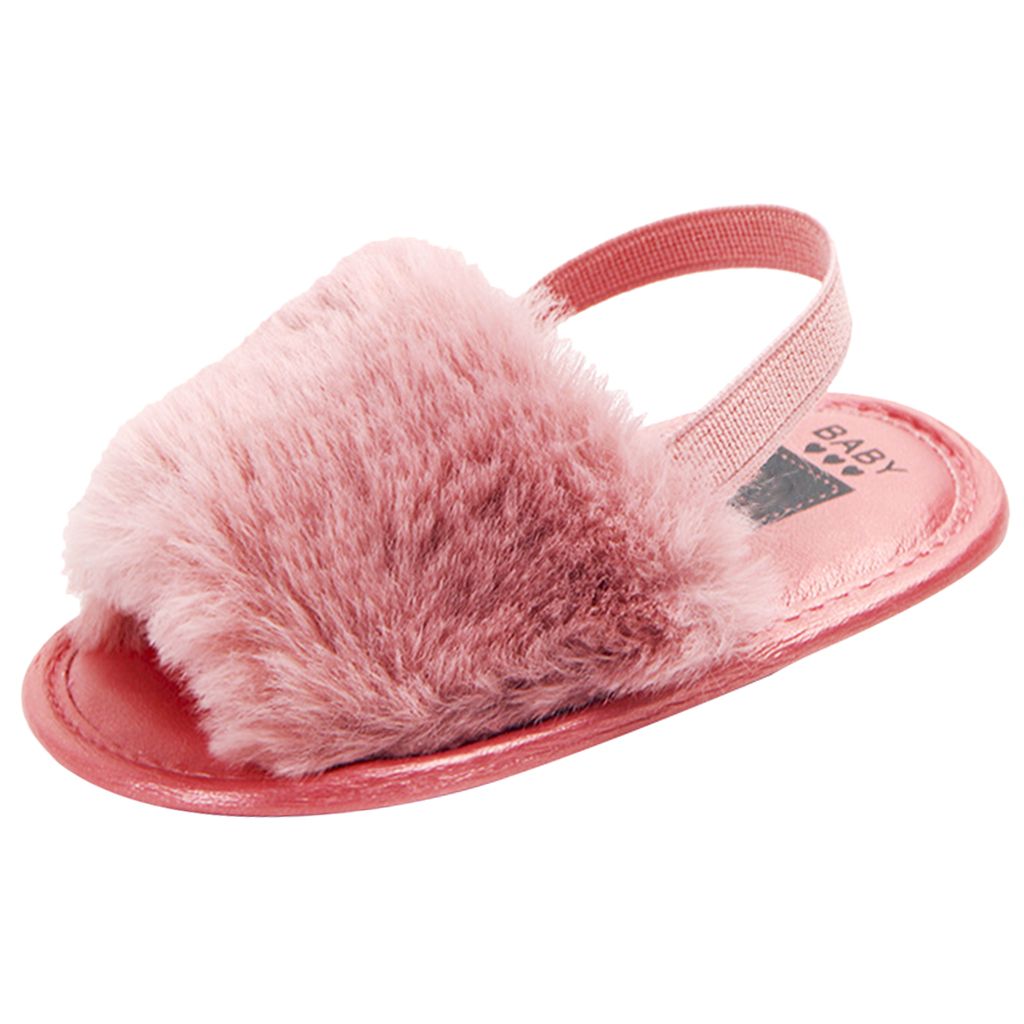 Baby Toddler Girls Sandals First  - Rose, 0-6M 0-6M  Rose