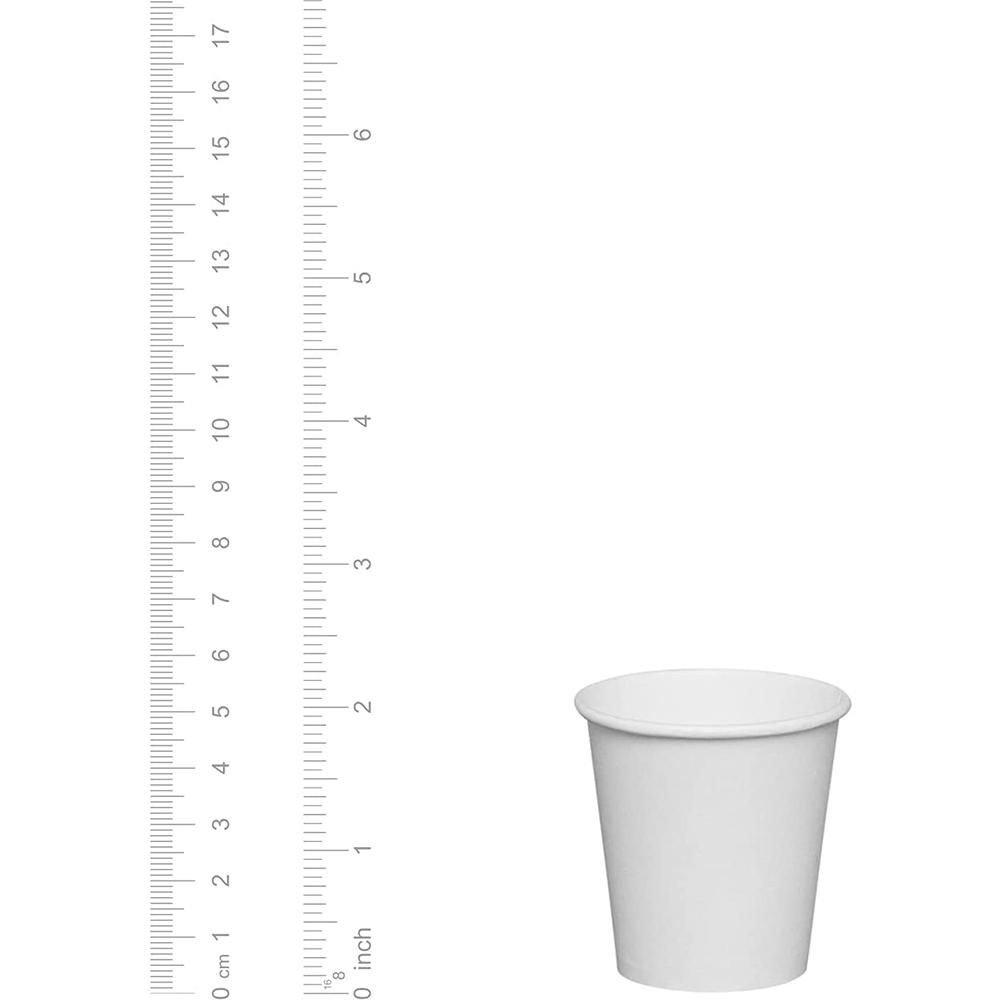 White Paper Cups, Small Disposable Bathroom, Espresso,