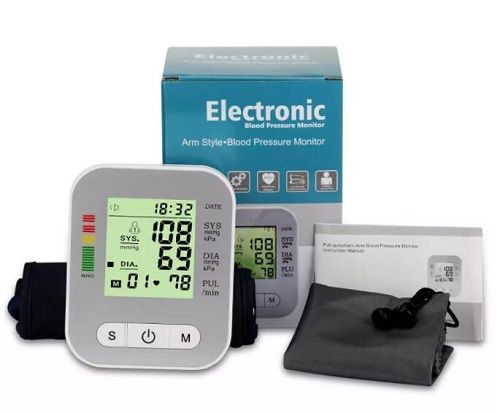 Blood Pressure Monitor Heartbeat BP Monitor + Usb Battery