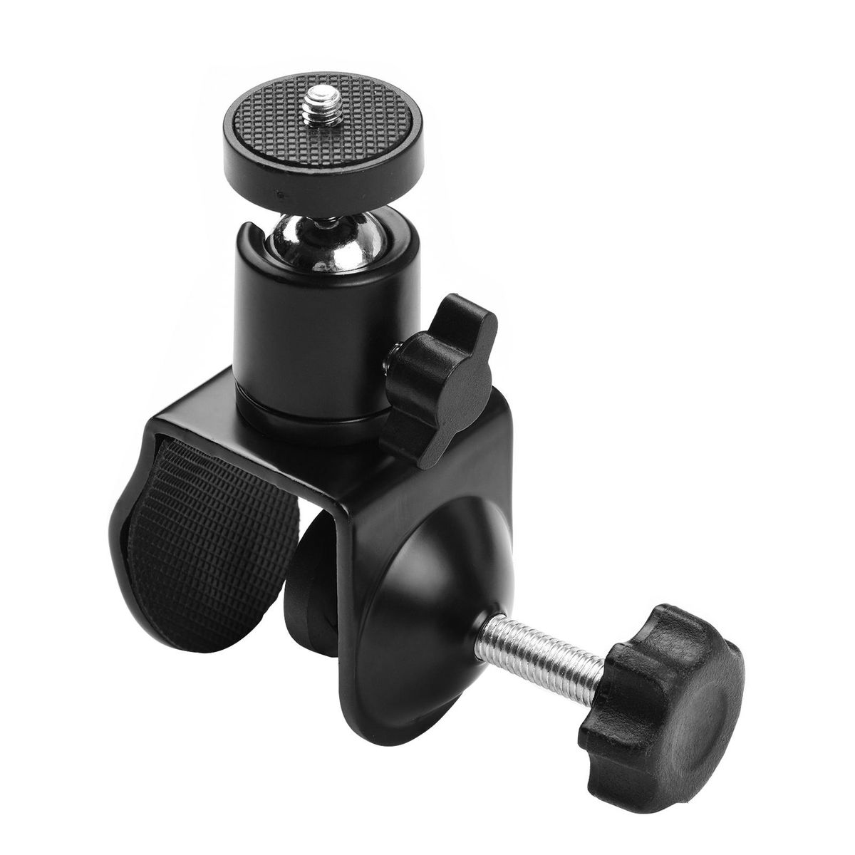 Super Clamp Mount U-shaped Fixing Clamp with Rotatable Ball Head for LED Light Camera Microphone