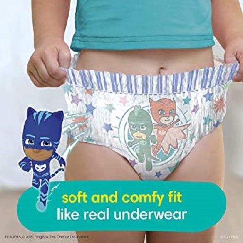 Easy Ups Training Pants Boys, 3T-4T (Size 5), 100 Count