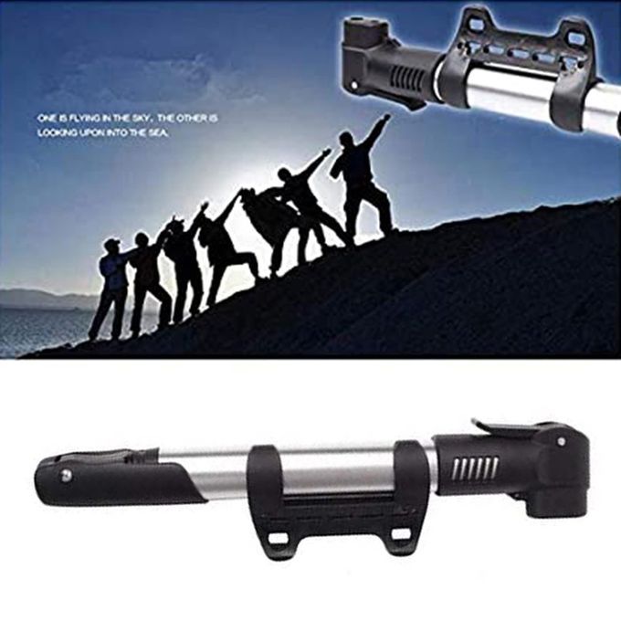 Y Ling Mini Pump Portable Aluminum Alloy Pump Suitable For Mountain Bike Pra Ti Al  Y Ling Equipment-silver